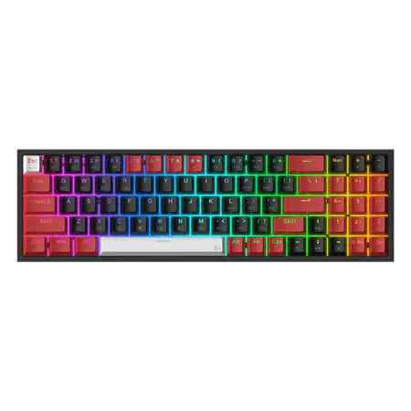 Redragon K628 CTB Pollux Pro 75% 3-Mode Wireless RGB Gaming Keyboard, 78 Keys Hot-Swappable Compact Mechanical Keyboard w/Hot-Swap Free-Mod PCB Socket, Dedicated Arrow Keys & Numpad, Red Switch Redragon K628 CTB Pollux Pro 75% 3-Mode Wireless RGB Gaming Keyboard, 78 Keys Hot-Swappable Compact Mechanical Keyboard w/Hot-Swap Free-Mod PCB Socket, Dedicated Arrow Keys & Numpad, Red Switch